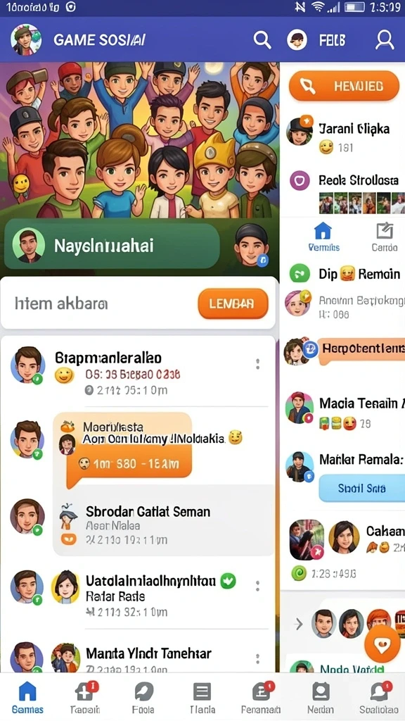 mafiatoto - Pengguna menikmati interaksi sosial di dalam aplikasi.