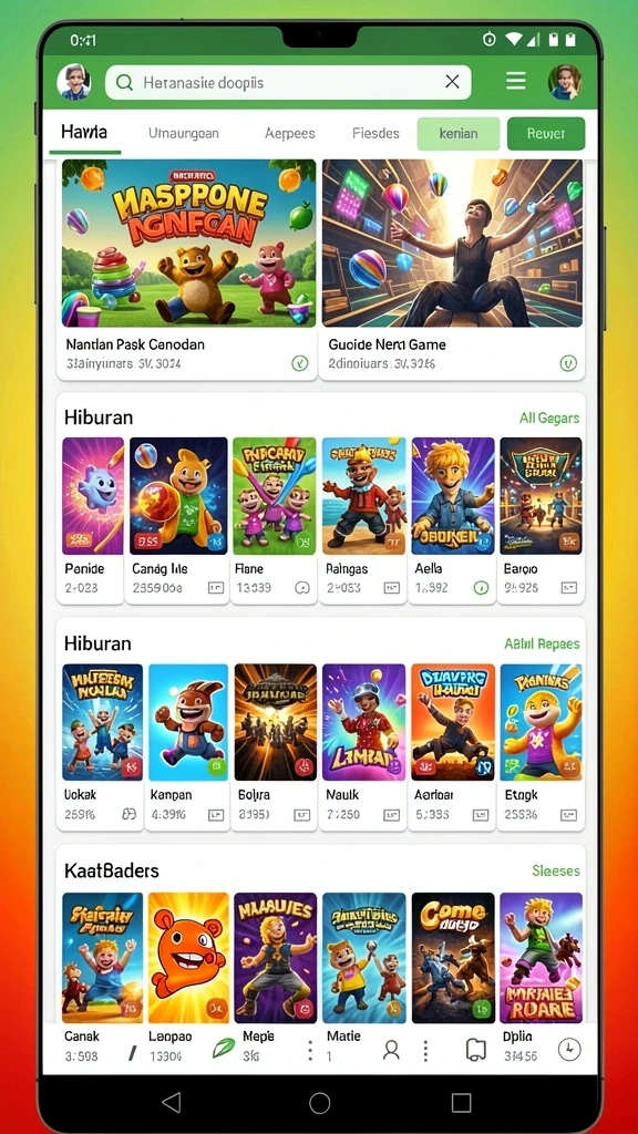 wongtoto - Tampilan antarmuka yang menarik dan informatif.