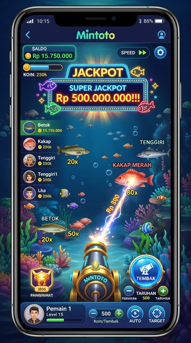 Layar utama mintoto — antarmuka bersih setelah instalasi